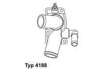 Termostat, chladivo BorgWarner (Wahler) 4188.92D