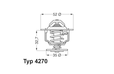 Termostat, chladivo WAHLER 4270.88D