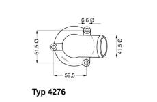 Termostat, chladivo WAHLER 4276.87D