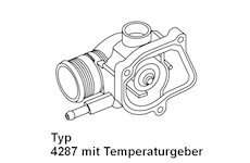 Termostat, chladivo WAHLER 4287.92D
