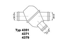 Termostat, chladivo WAHLER 4351.79