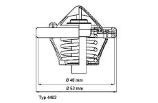 Termostat, chladivo WAHLER 4483.82D