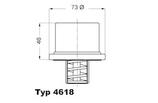 Termostat, chladivo WAHLER 4618.82