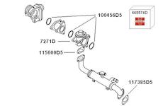 Recirkulace výfukových plynů BorgWarner (Wahler) 7900422