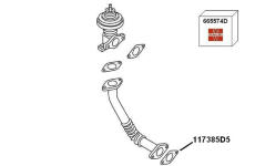 Recirkulace výfukových plynů BorgWarner (Wahler) 7900436