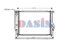 Chladič, chlazení motoru AKS DASIS 050007N
