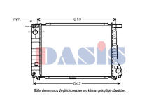 Chladič, chlazení motoru AKS DASIS 050210N