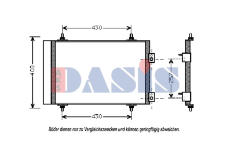 Kondenzátor, klimatizace AKS DASIS 062015N