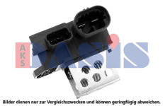 Předřazený odpor, elektromotor (ventilátor chladiče) AKS DASIS 068108N