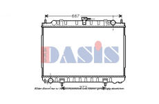 Chladič, chlazení motoru AKS DASIS 070122N