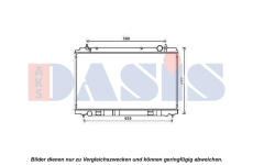 Chladič, chlazení motoru AKS DASIS 070179N