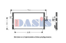 Kondenzátor, klimatizace AKS DASIS 072002N