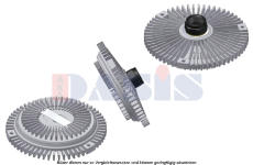 Spojka, větrák chladiče AKS DASIS 078010N