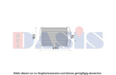 Výměník tepla, vnitřní vytápění AKS DASIS 089018N