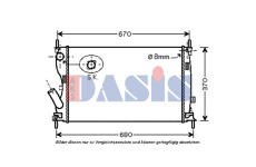 Chladič, chlazení motoru AKS DASIS 090106N