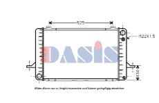 Chladič, chlazení motoru AKS DASIS 090420N