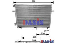Kondenzátor, klimatizace AKS DASIS 092420N