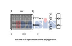 Výměník tepla, vnitřní vytápění AKS DASIS 096002N