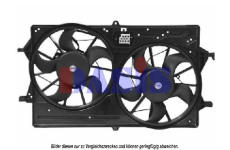 Větrák, chlazení motoru AKS DASIS 098330N