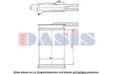 Výměník tepla, vnitřní vytápění AKS DASIS 099070N