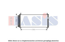 Kondenzátor, klimatizace AKS DASIS 102038N