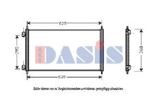 Kondenzátor, klimatizace AKS DASIS 102170N