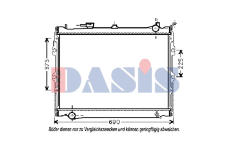 Chladič, chlazení motoru AKS DASIS 110920N