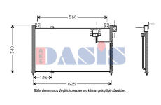 Kondenzátor, klimatizace AKS DASIS 112310N