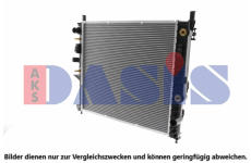 Chladič, chlazení motoru AKS DASIS 121180N