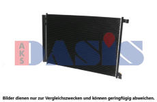 Kondenzátor, klimatizace AKS DASIS 122039N