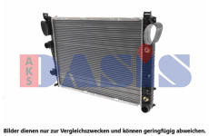 Chladič, chlazení motoru AKS DASIS 122760N