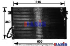 Kondenzátor, klimatizace AKS DASIS 142001N