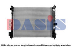 Chladič, chlazení motoru AKS DASIS 150021N