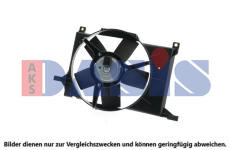 Větrák, chlazení motoru AKS DASIS 158024N