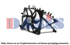 Větrák, chlazení motoru AKS DASIS 158086N