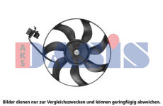 Větrák, chlazení motoru AKS DASIS 158172N