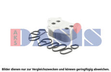 Olejový chladič, motorový olej AKS DASIS 166007N