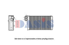 Výměník tepla, vnitřní vytápění AKS DASIS 169002N