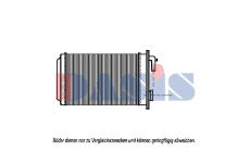 Výměník tepla, vnitřní vytápění AKS DASIS 169050N