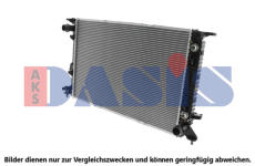 Chladič, chlazení motoru AKS DASIS 170014N