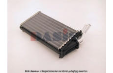 Výměník tepla, vnitřní vytápění AKS DASIS 189080N