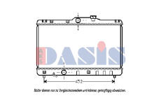 Chladič, chlazení motoru AKS DASIS 210230N