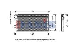 Kondenzátor, klimatizace AKS DASIS 212030N