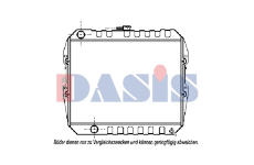 Chladič, chlazení motoru AKS DASIS 213060N