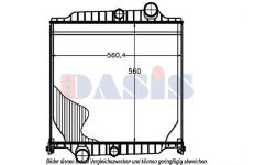 Chladič, chlazení motoru AKS DASIS 280016N
