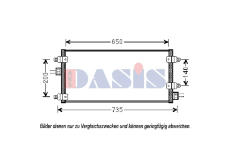 Kondenzátor, klimatizace AKS DASIS 302005N