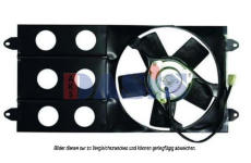 Větrák, chlazení motoru AKS DASIS 328007N