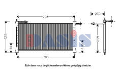 Kondenzátor, klimatizace AKS DASIS 372110N