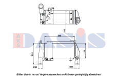 Olejový chladič, retardér AKS DASIS 396010N