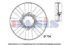 Odvetravani, chlazeni motoru AKS DASIS 398007N